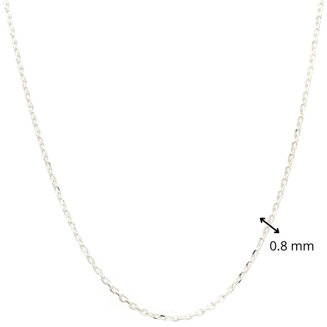 925 Sterling Silver Cable Chain 4C