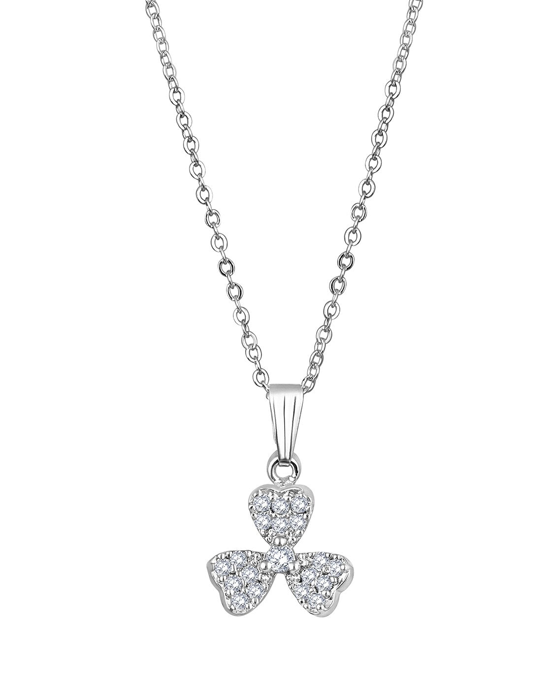 925 Sterling Silver Charm Pendant With Earring