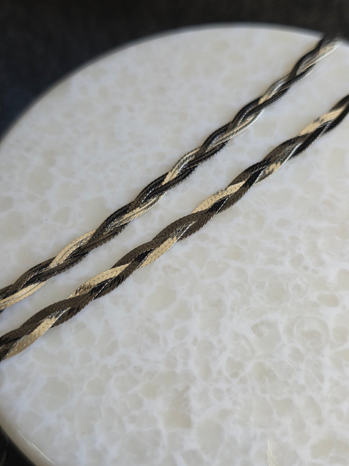 925 Sterling Silver Flat Magic Anklet