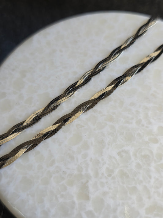 925 Sterling Silver Flat Magic Anklet