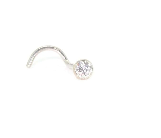 925 Sterling Silver Nose Pin 3 mm