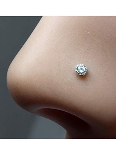 925 Sterling Silver Nose Pin 3 mm