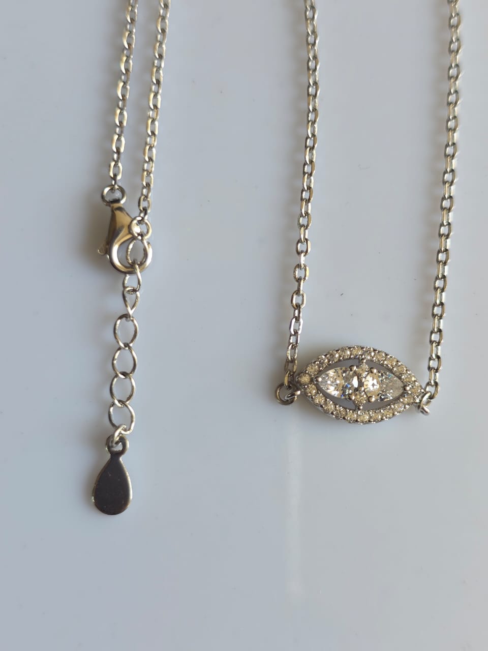 925 Sterling Silver Evil Eye Necklace