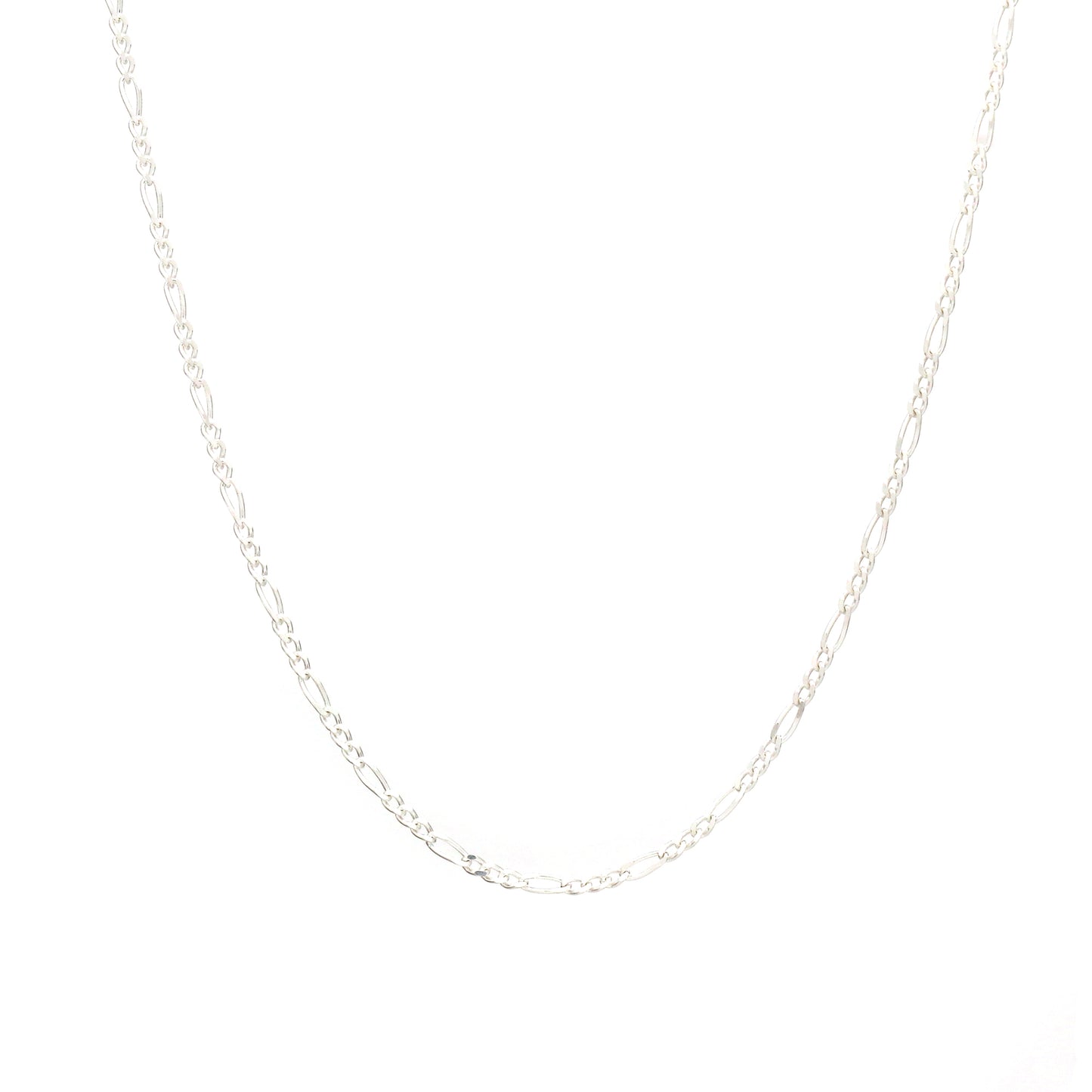 925 Sterling Silver Figaro Chain (18 Inches)