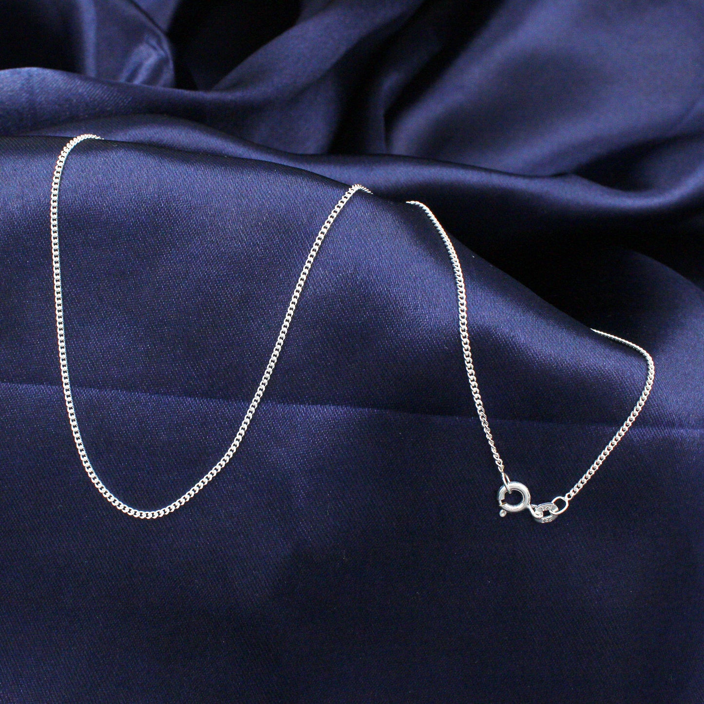 925 Sterling Silver Curb Chain for pendant