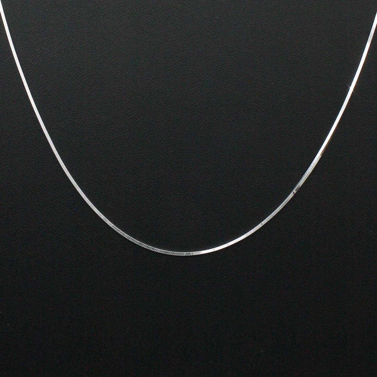 925 Sterling Silver Snake Chain Square