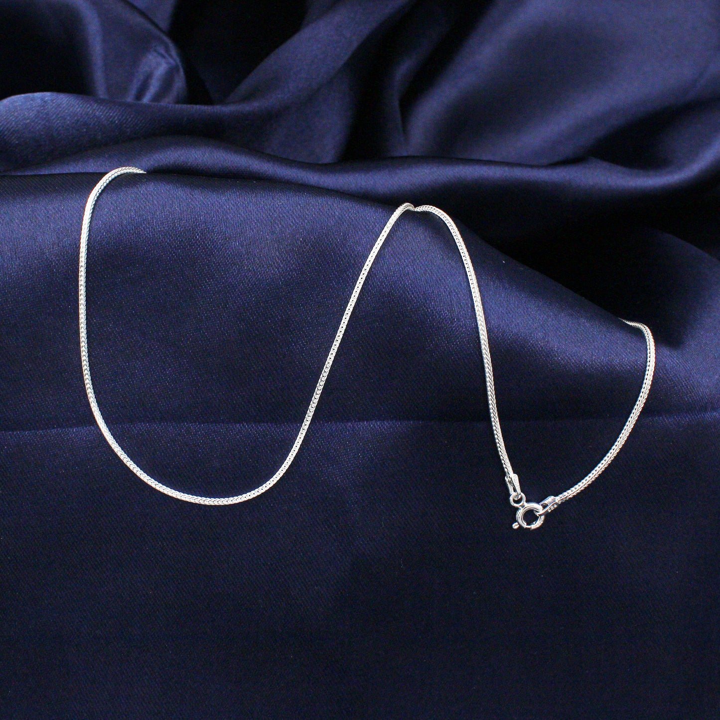 925 Sterling Silver Fox Tail Chain