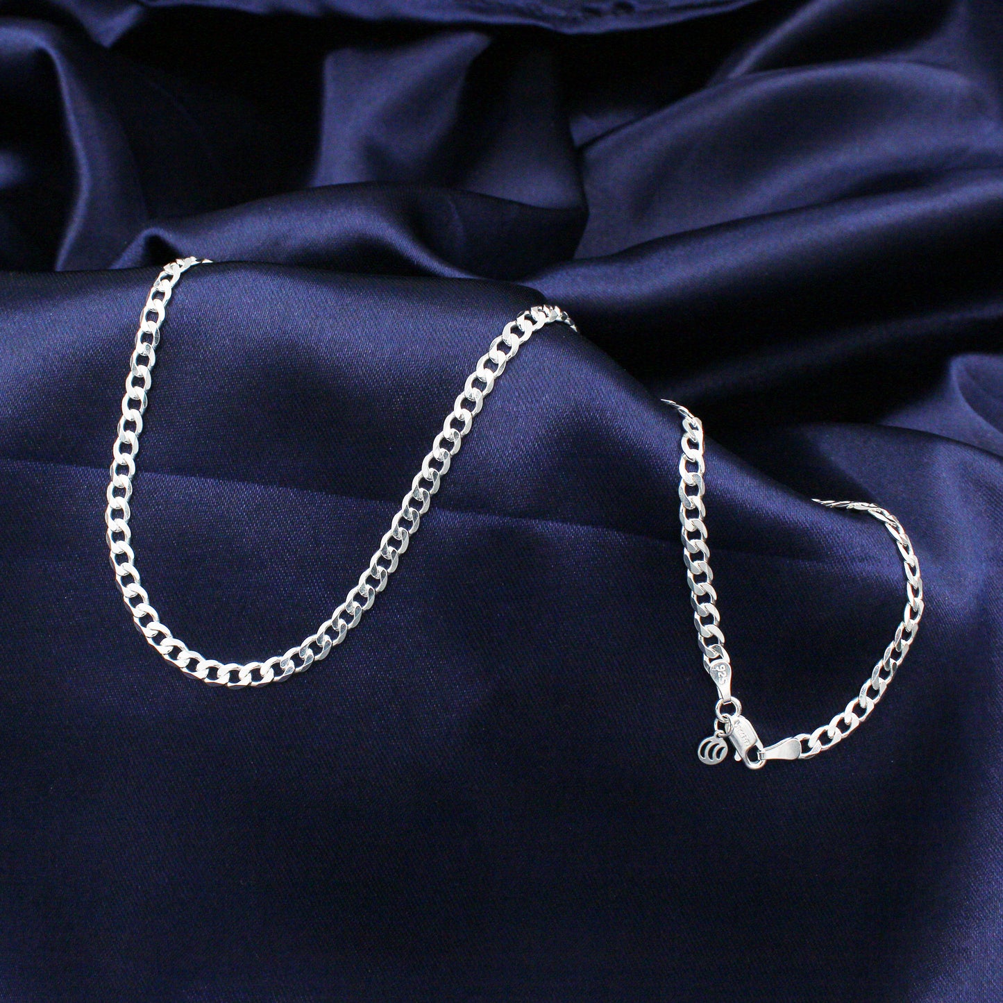925 Sterling Silver Curb Chain