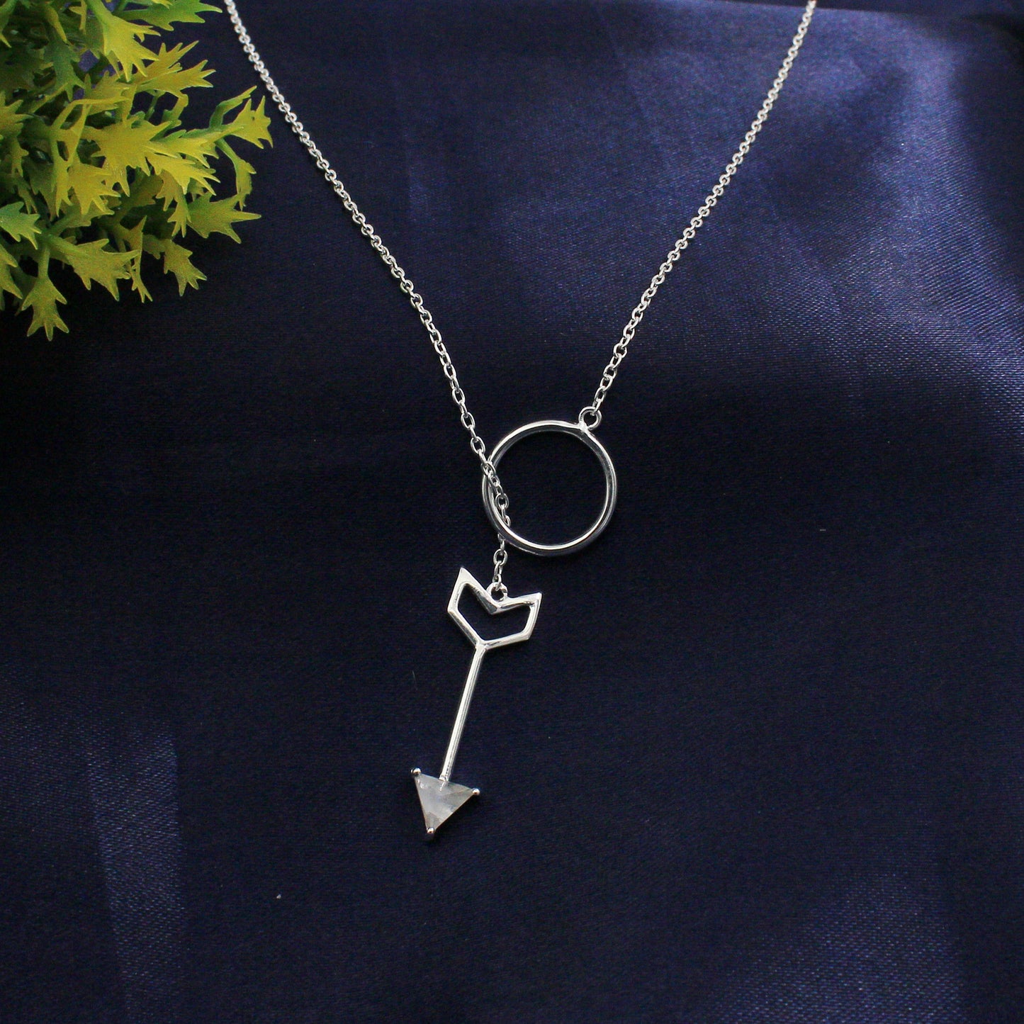 925 Sterling Silver Arrow Moonstone Jewelry Set