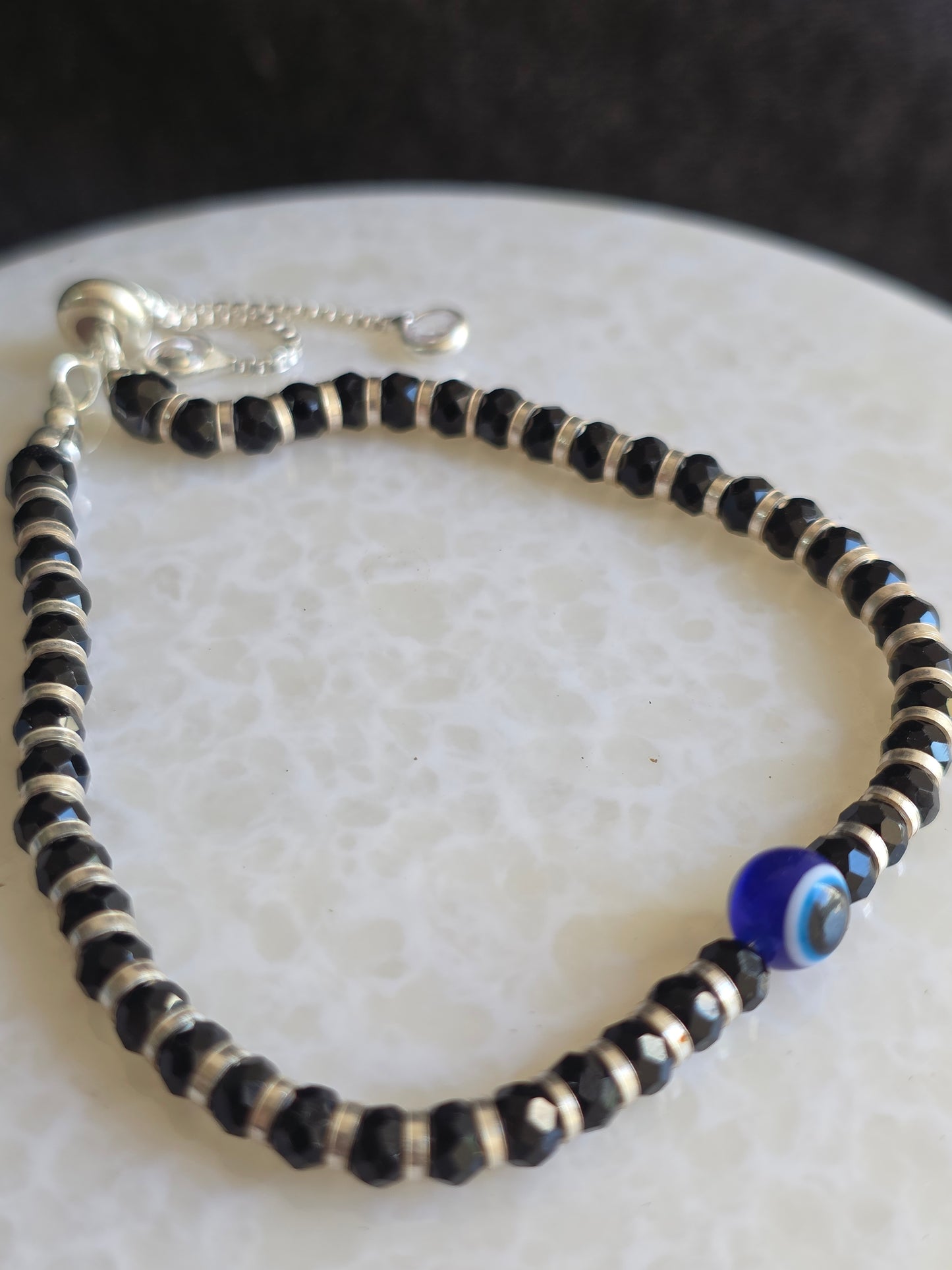 925 Sterling Silver Nazariya Slider Bracelet