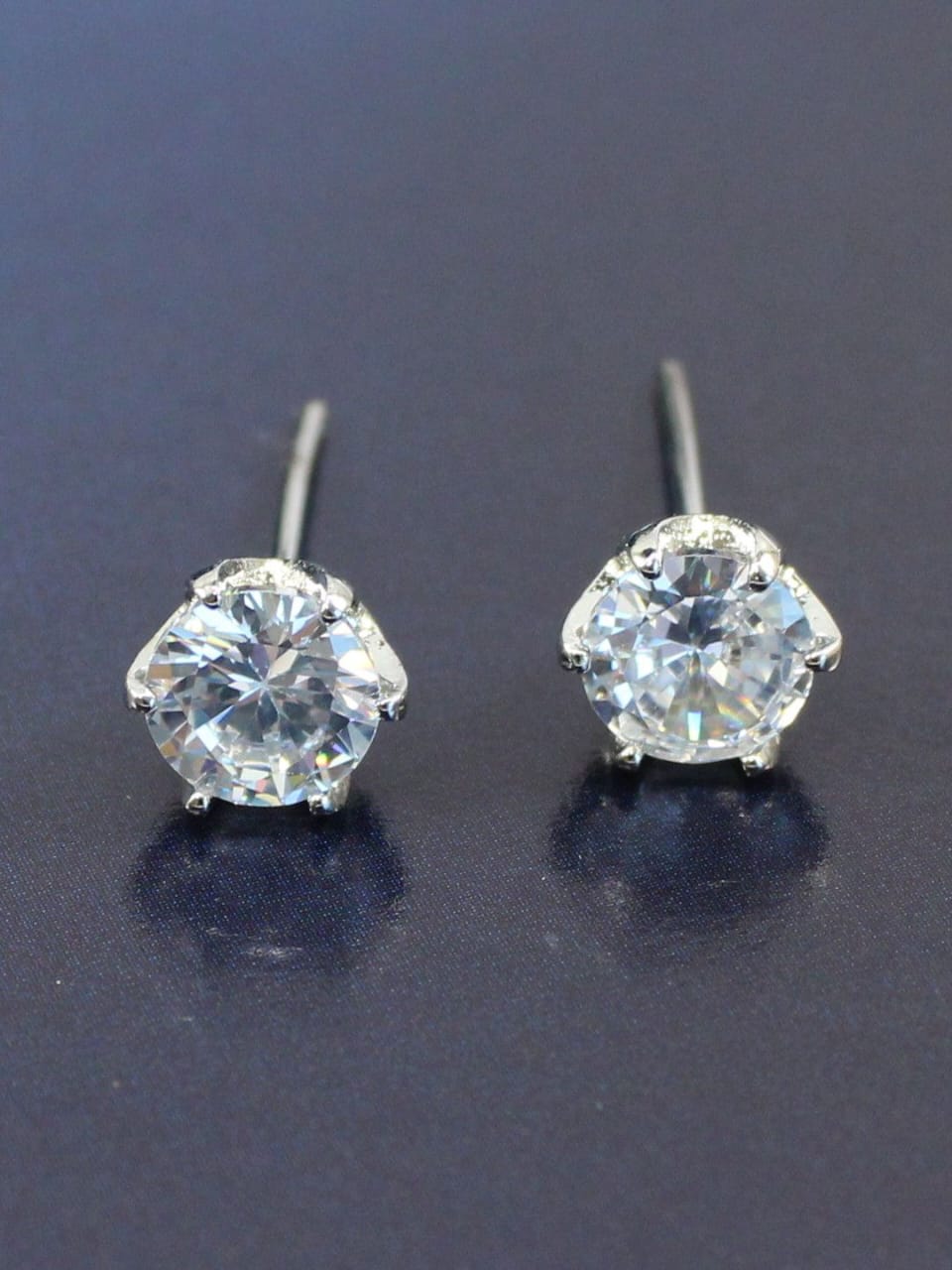 925 Sterling Silver Cubic Zircon Studs Earrings