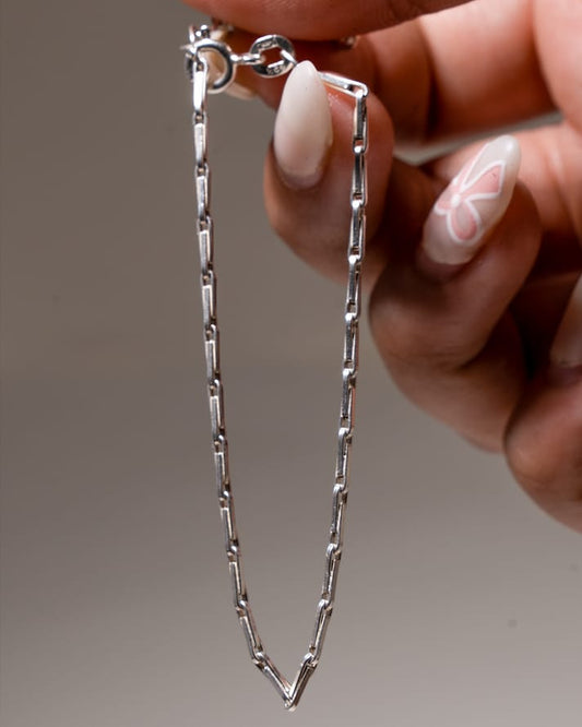 925 Sterling Silver Chain Anklet