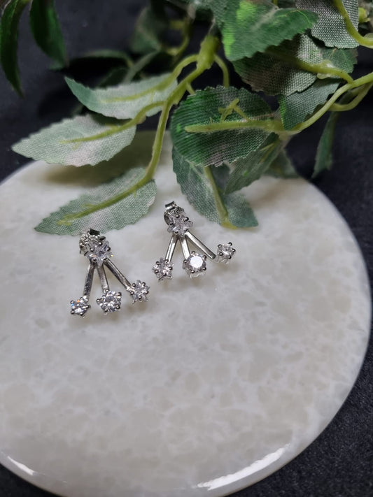 925 Sterling Silver Jacket Earring