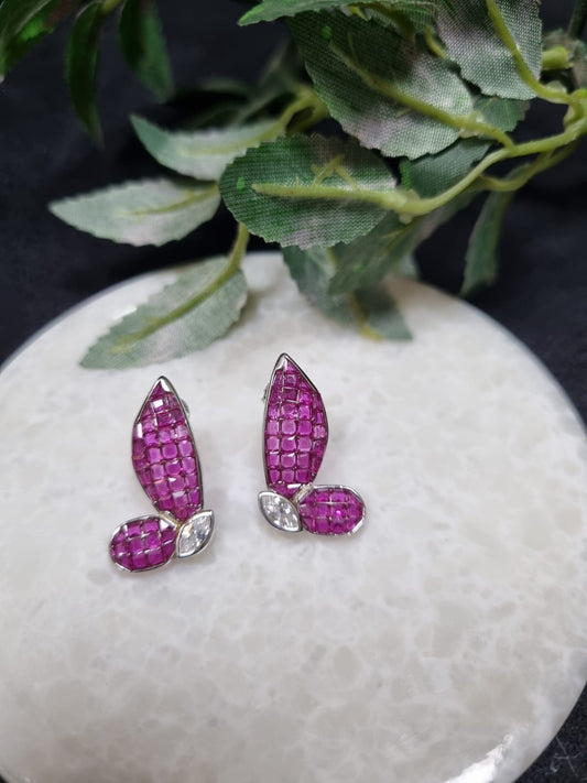 925 Sterling Silver Fly Like Butterfly Earring