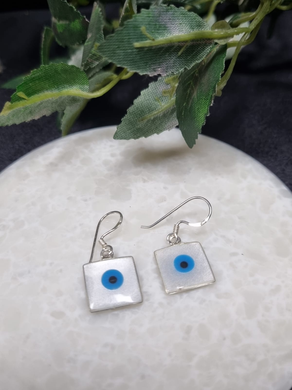 925 Sterling Silver Evil Eye Earring