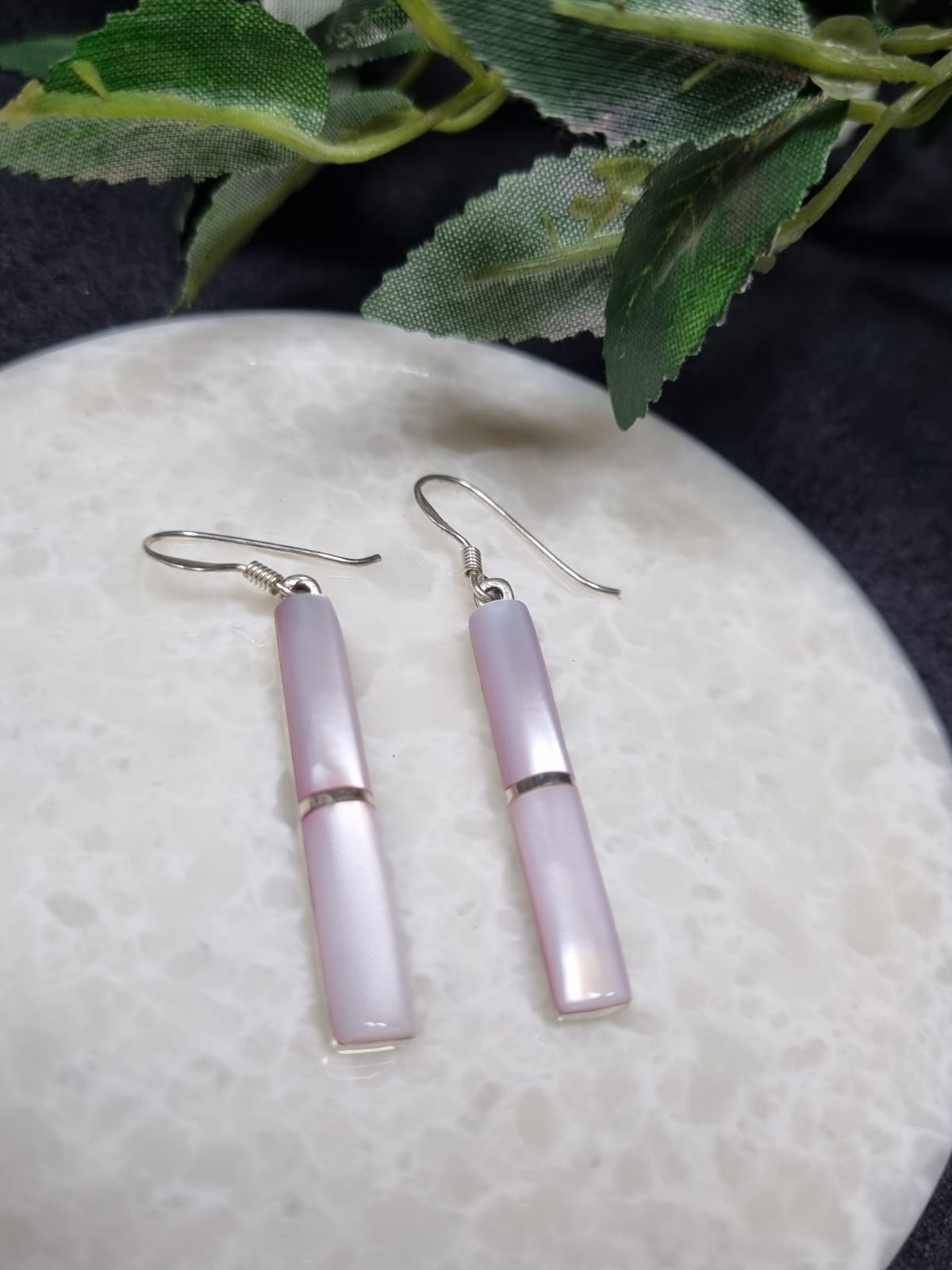 925 Sterling Silver MOP Earring