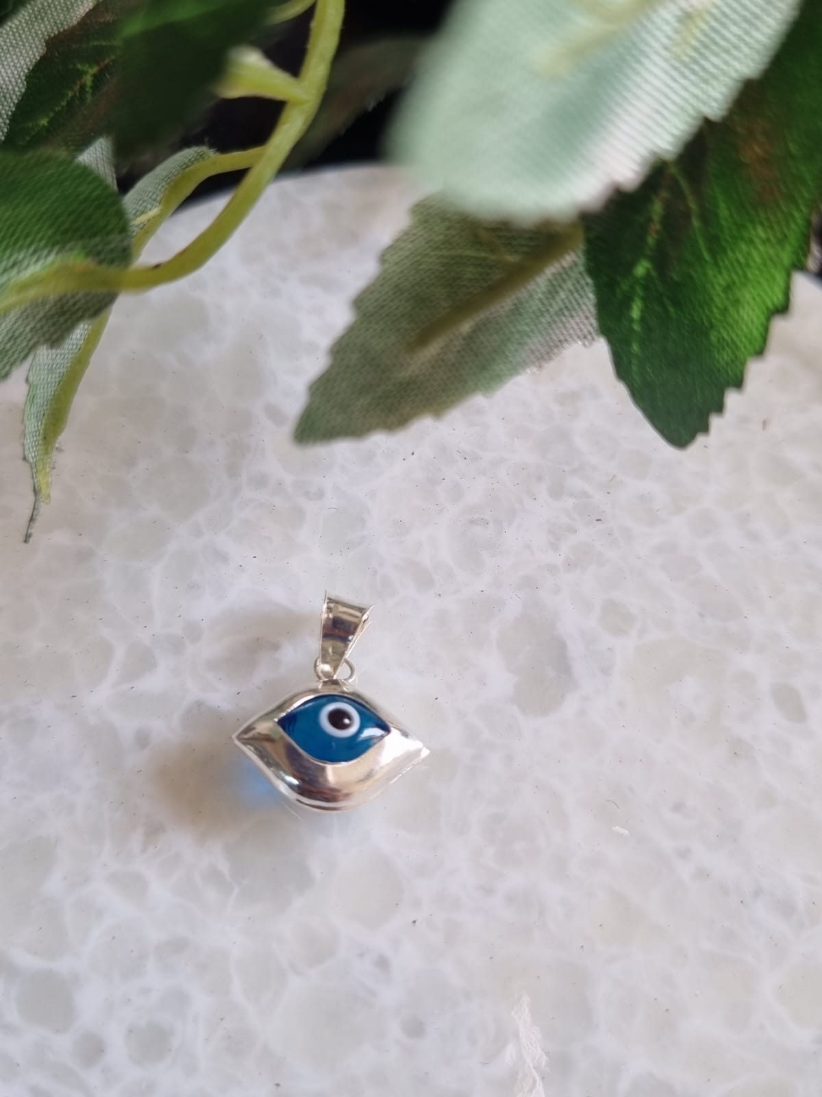 925 Sterling Silver Evil Eye Charm Pendant