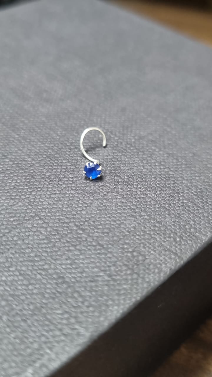 925 Sterling Silver Round Nose Pin