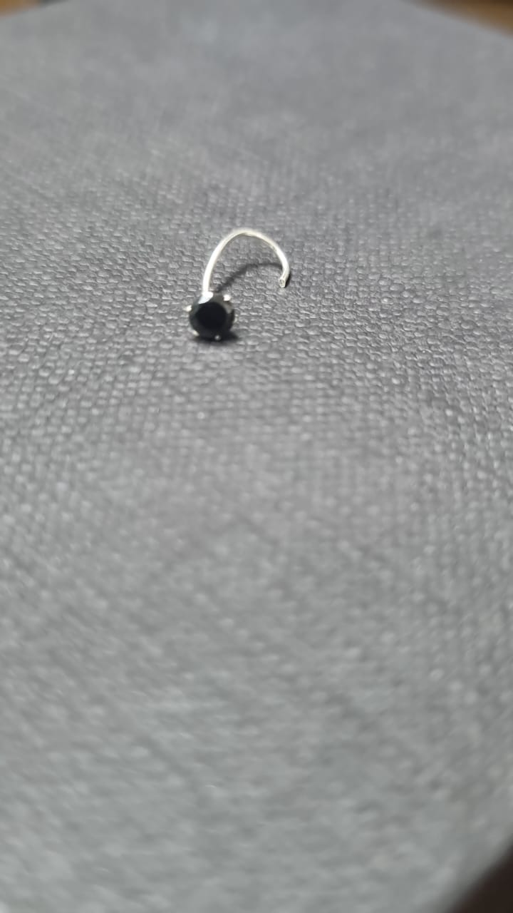 925 Sterling Silver Round Nose Pin
