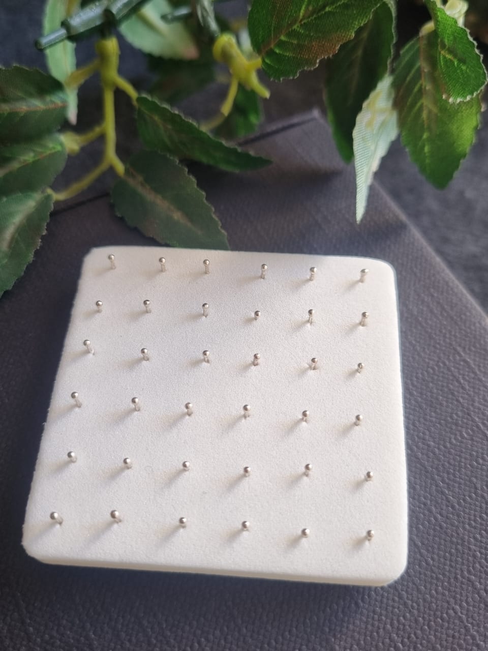 925 Sterling Silver Square Nose Pin