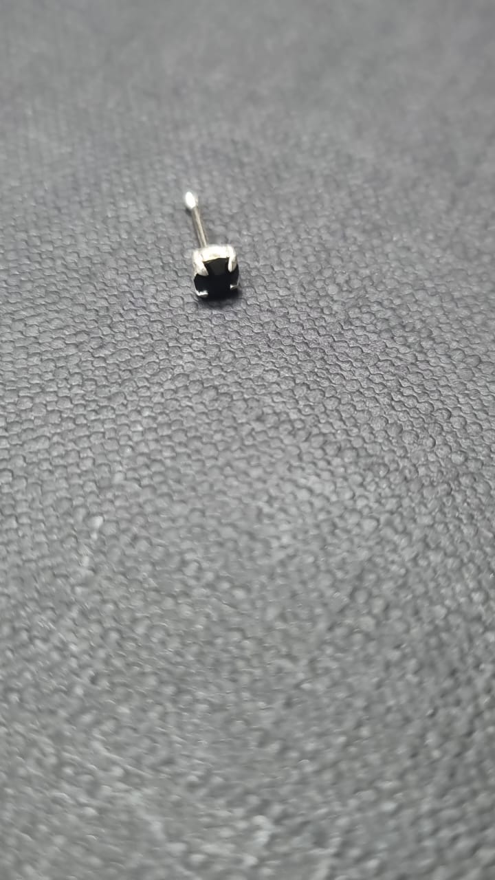 925 Sterling Silver Square Nose Pin