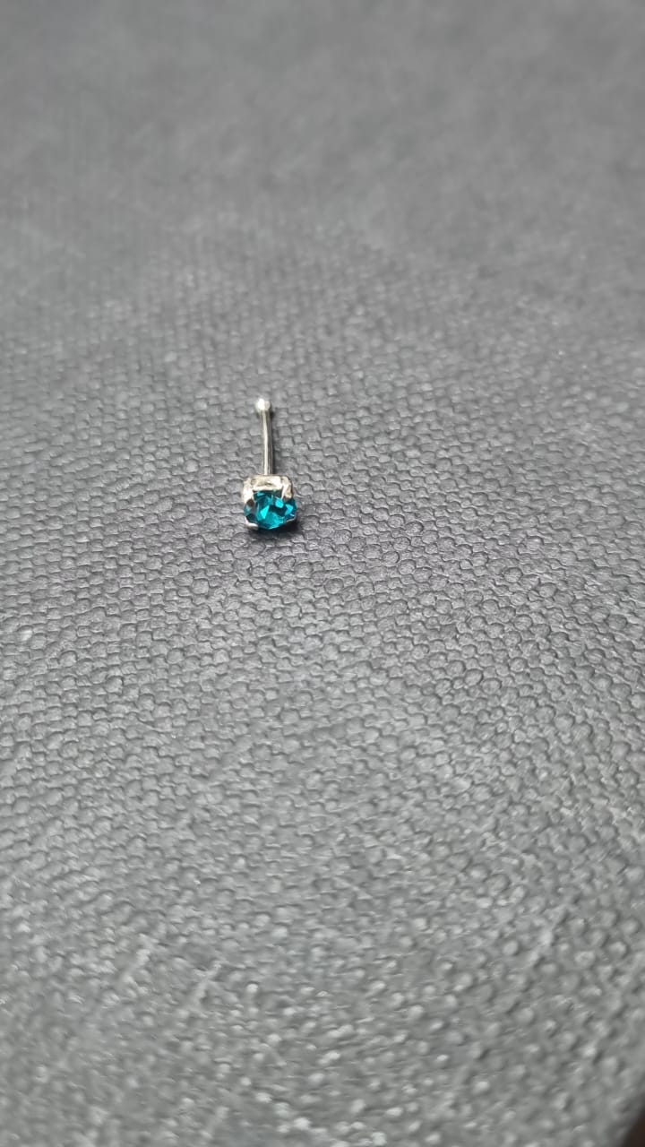 925 Sterling Silver Square Nose Pin