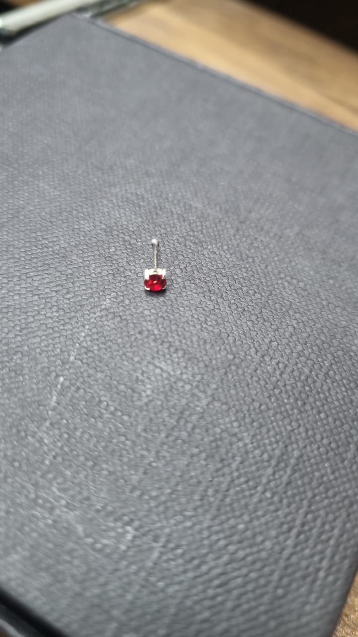 925 Sterling Silver Square Nose Pin